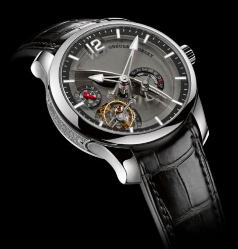 Replica Greubel Forsey Watch Tourbillon 24 Seconds Contemporain White Gold Grey Dial Men